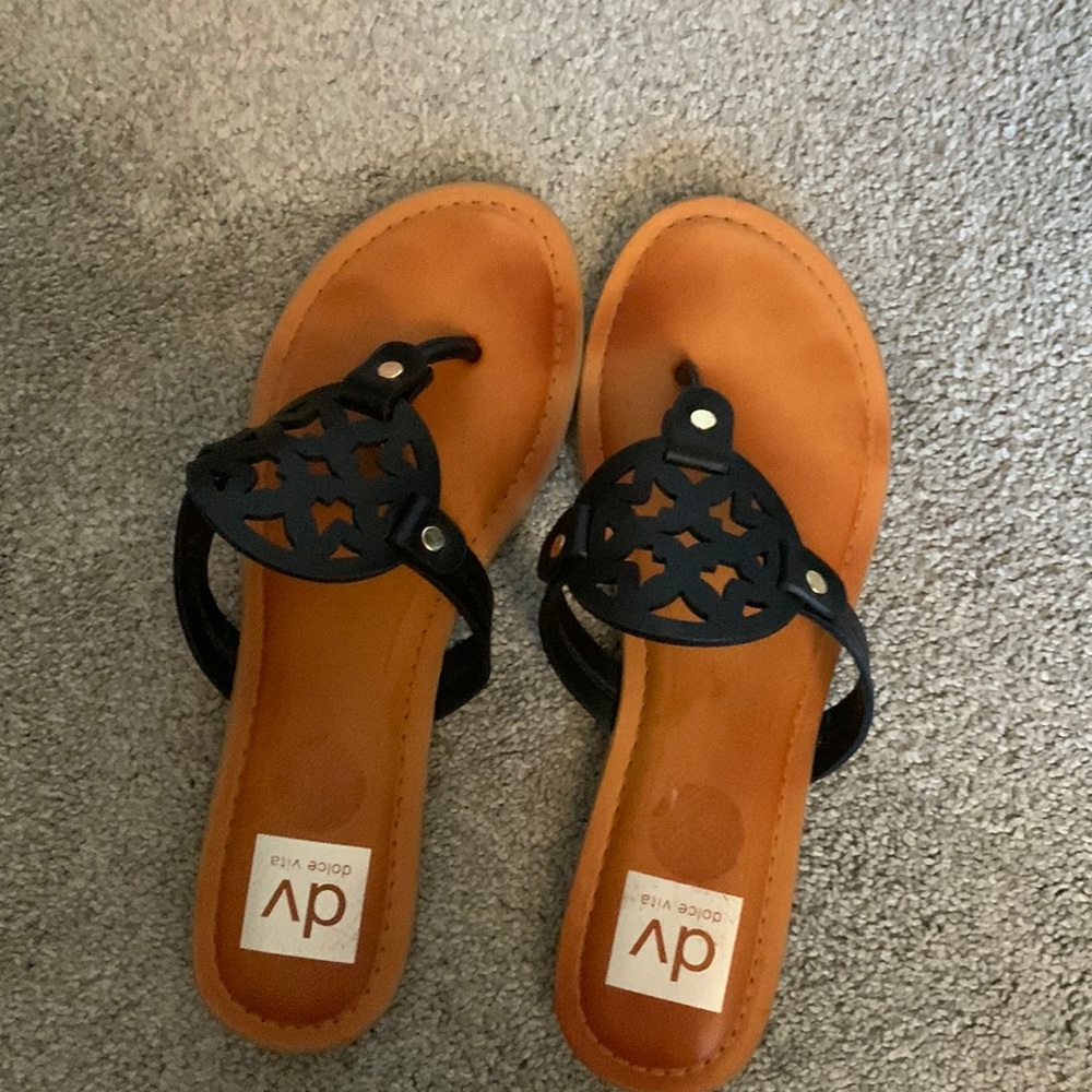 Black Flip flops